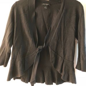 Black cropped sweater